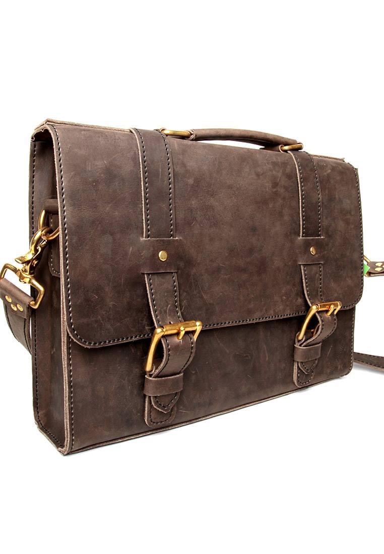 Leather crossbody bag