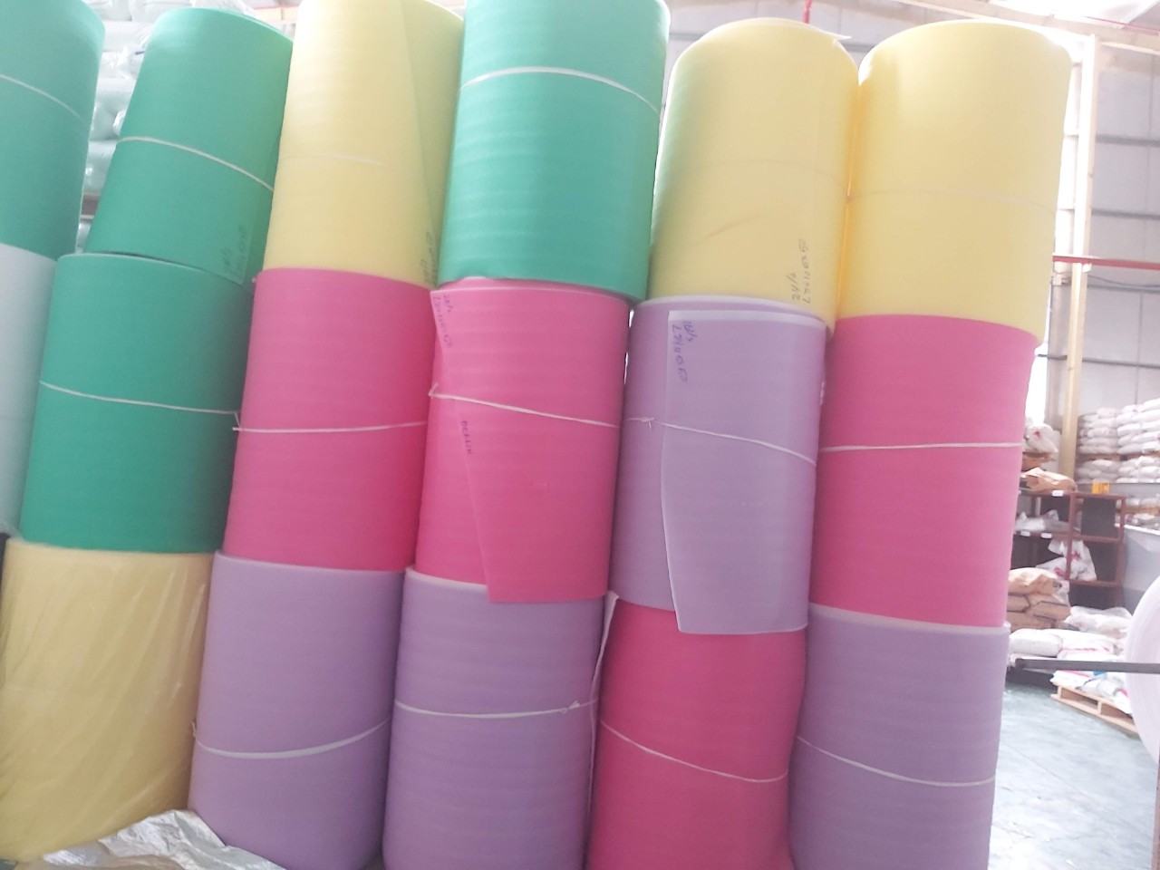 Rolled PE foam