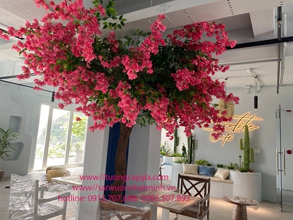Artificial bougainvillea tree