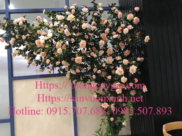 Artificial rose tree