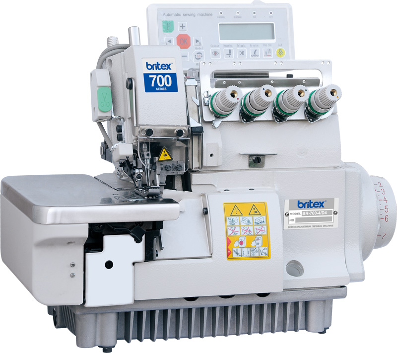 Industrial overlock machine