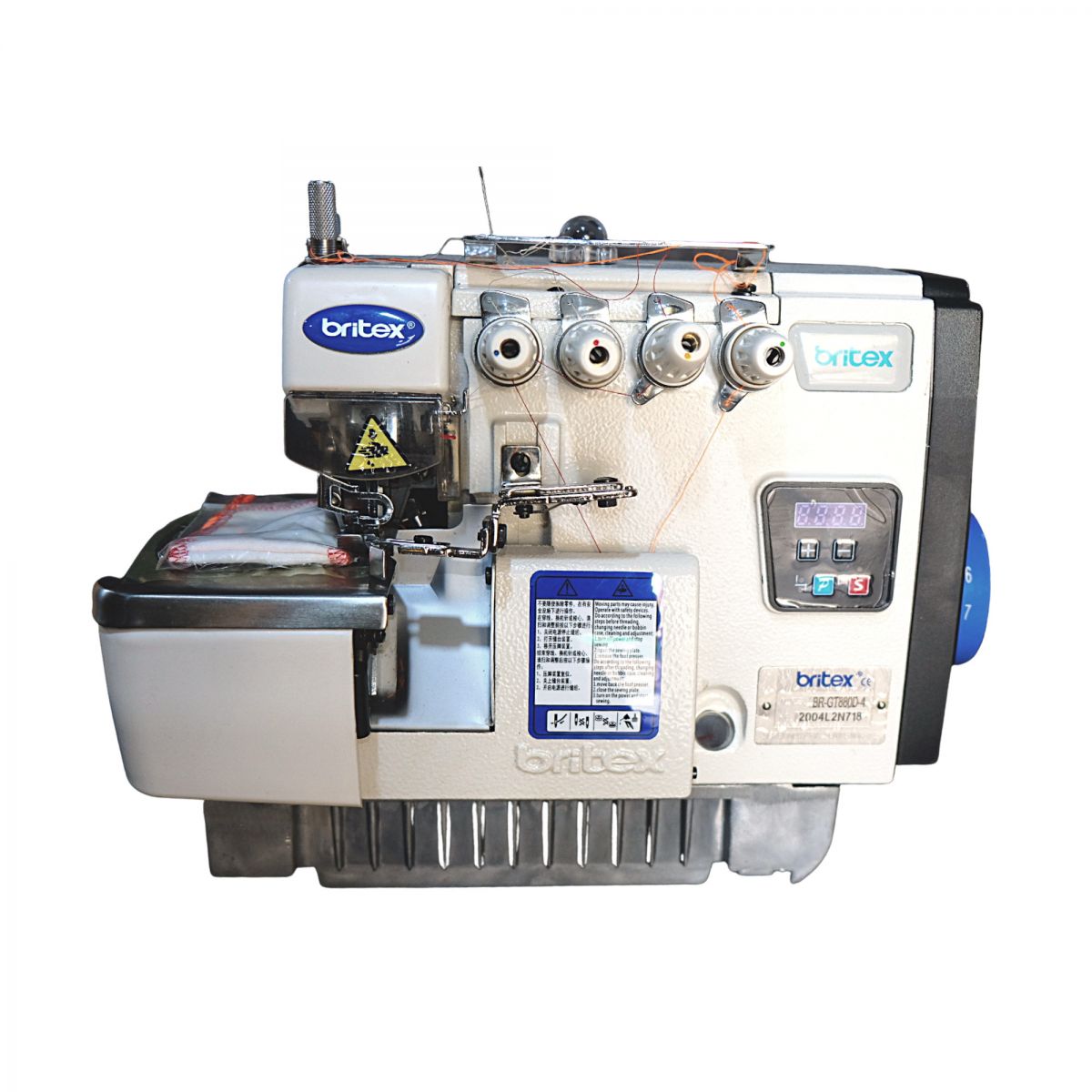 Industrial overlock machine