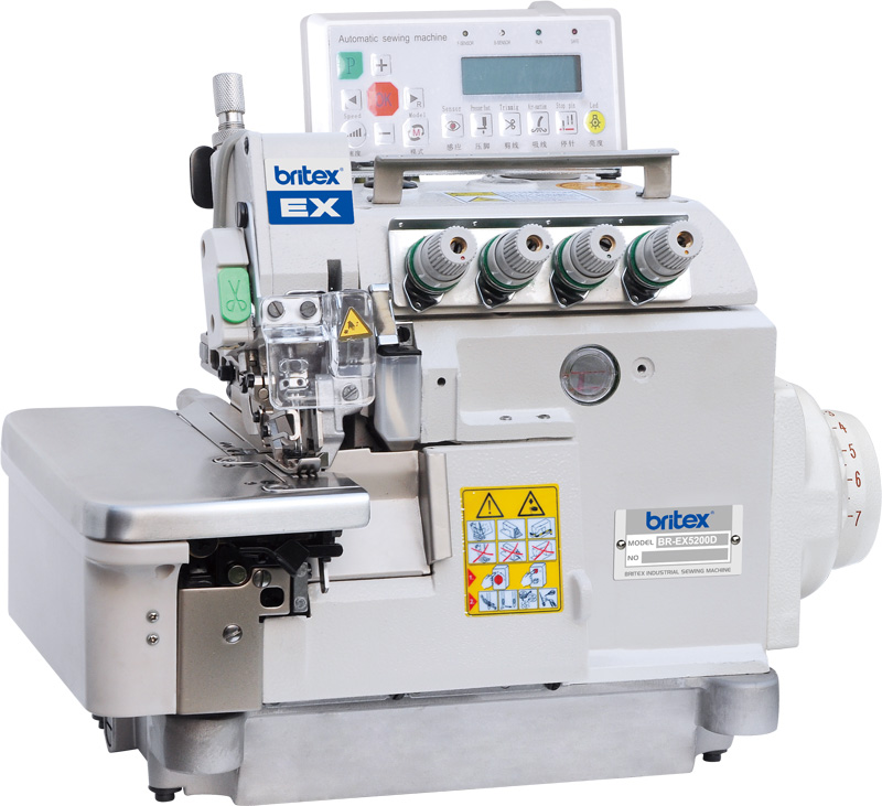 Industrial overlock machine
