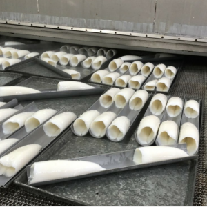 Frozen cuttlefish fillet roll