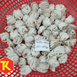 Frozen octopus whole cleaned
