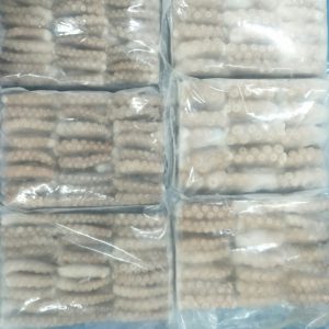 Frozen poulp squid cut block