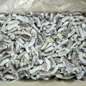 Frozen poulp squid cut