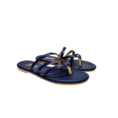 Slippers with cross straps