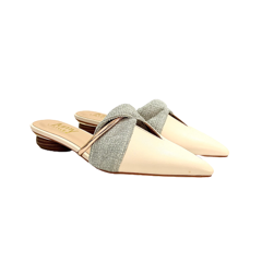 3cm pointed toe slippers