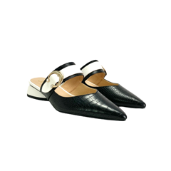 3cm pointed toe slippers