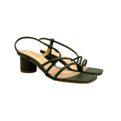 5cm pillar heel sandals