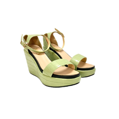 10cm snake patterned sandals