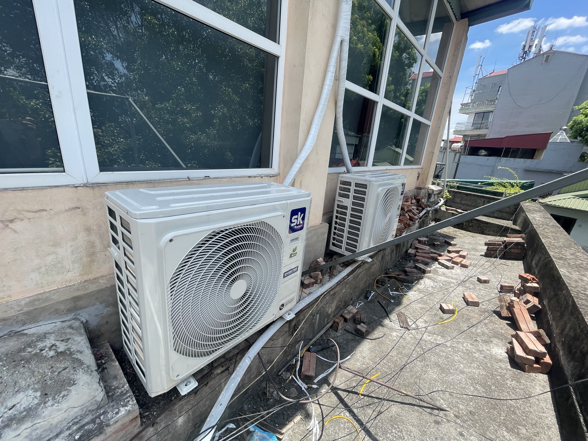 Air conditioner installation