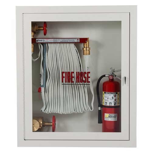 Stainless steel fire hose cabinet