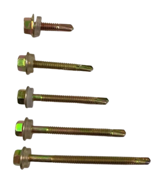 Galvanized sheet metal screws