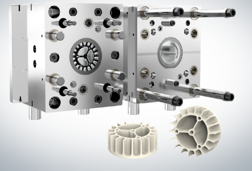 Technical injection mold