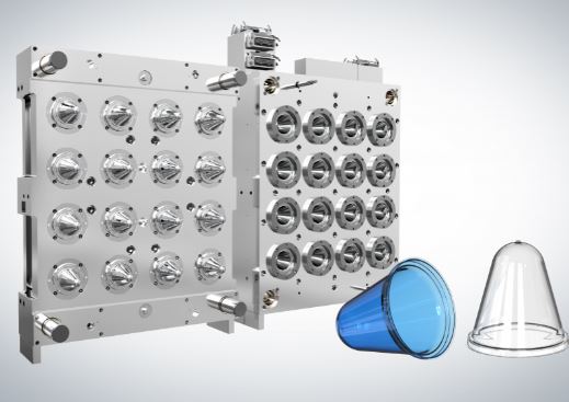 Preform for metal caps