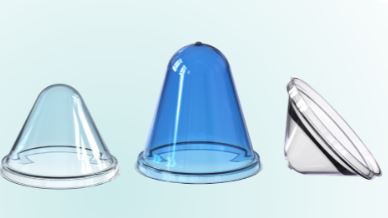 Preform for metal caps