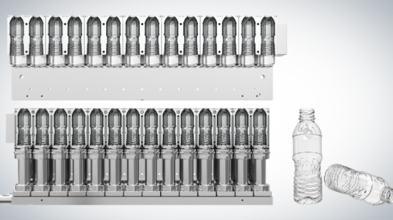 Bottle blowing mold