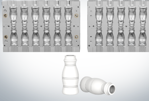 Food bottle blowing mold