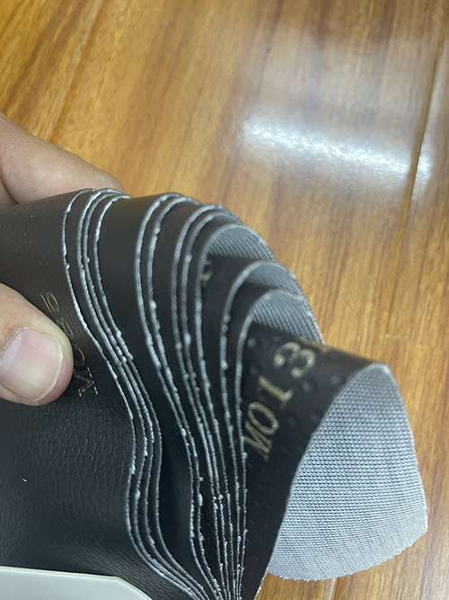 Leather fabric for sewing motorbike seat
