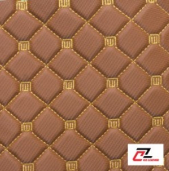 PVC cacbon leather fabric
