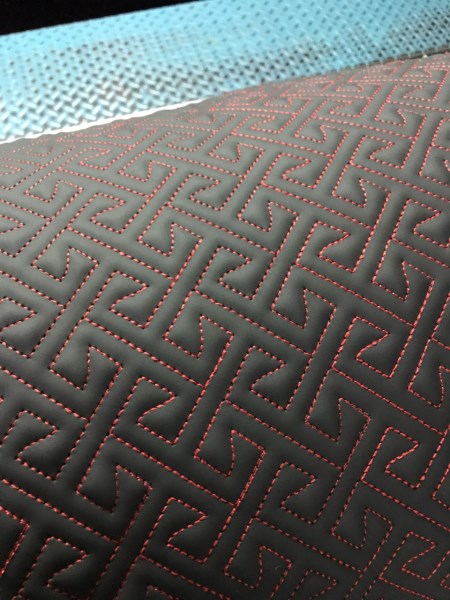 Smooth PVC leather fabric