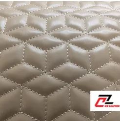 Square PVC leather with glitter