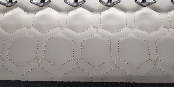 Smooth leather ceiling fabric