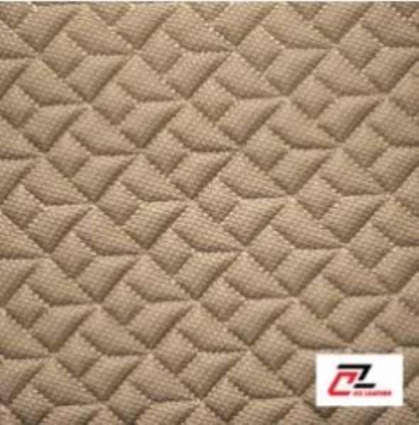 Polygonal PVC carbon leather