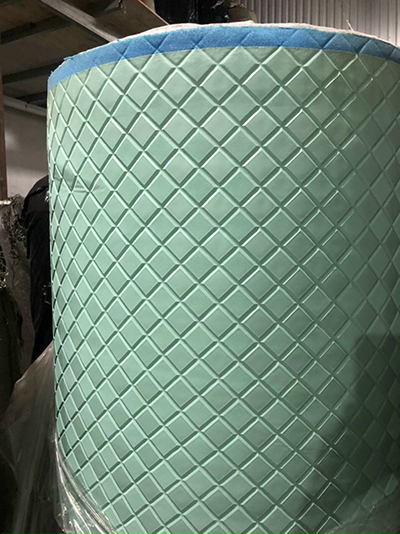8D square floor mat