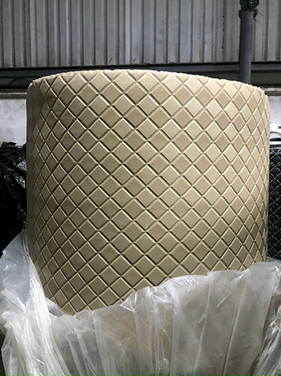 8D square floor mat