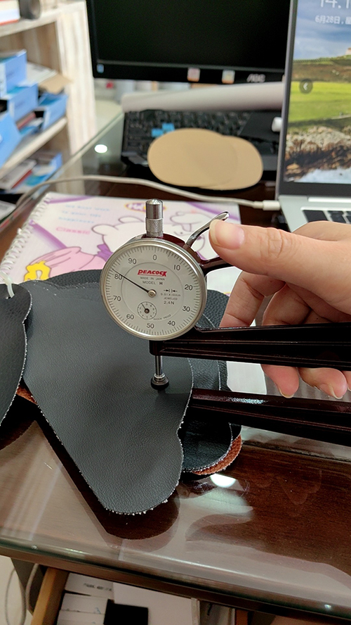 Leather fabric for sewing motorbike seat