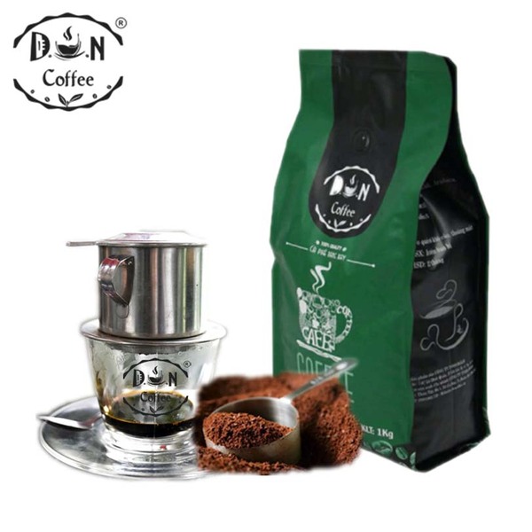 Ground coffee for drip brewing