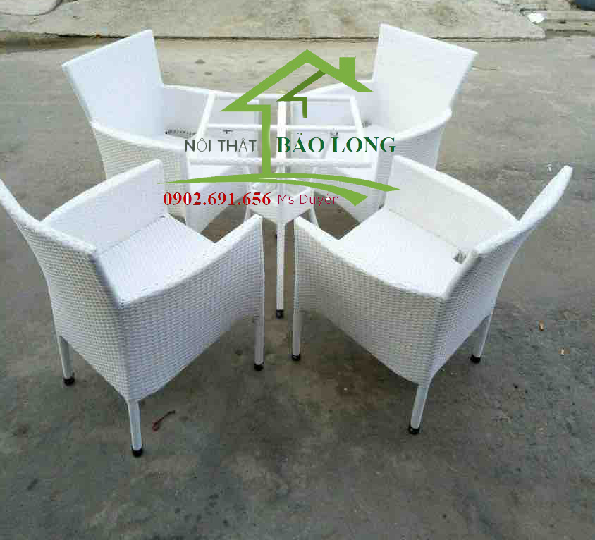 Garden rattan cafe sets