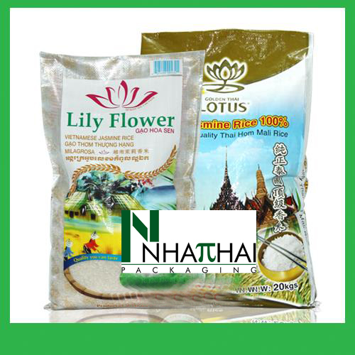 Gravure printed rice bag