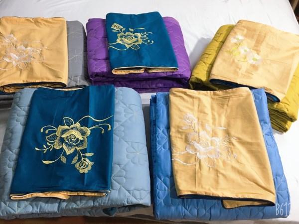 Thin summer blanket