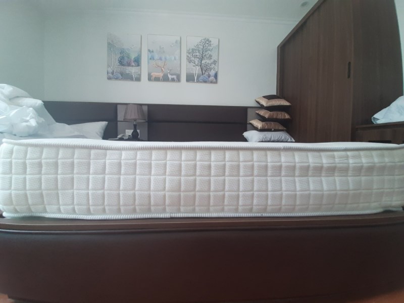 Antibacterial pressed cotton mattress