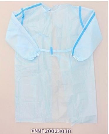 Protective isolation gown