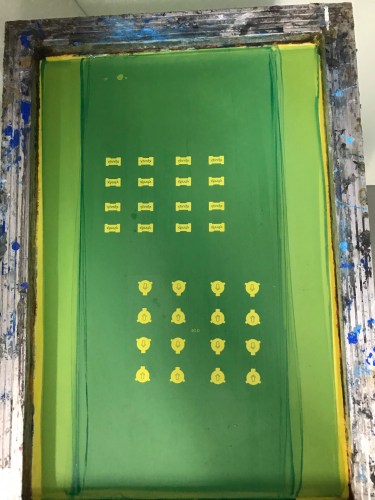 Silk screen printing mould