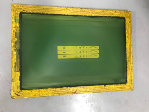 Silk screen printing mould