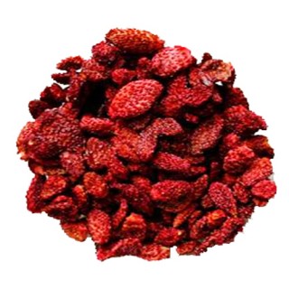 Soft dried strawberry