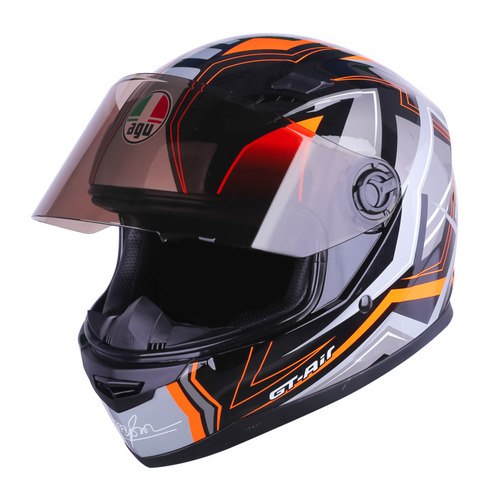 Fullface helmet - AGU A138 13 orange