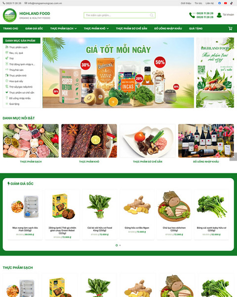 Sales website design