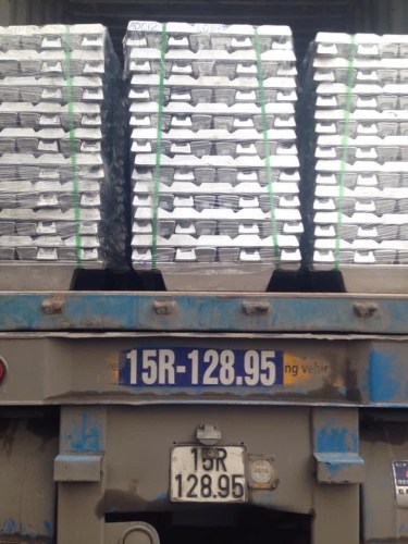 Aluminium alloy ingots ADC12