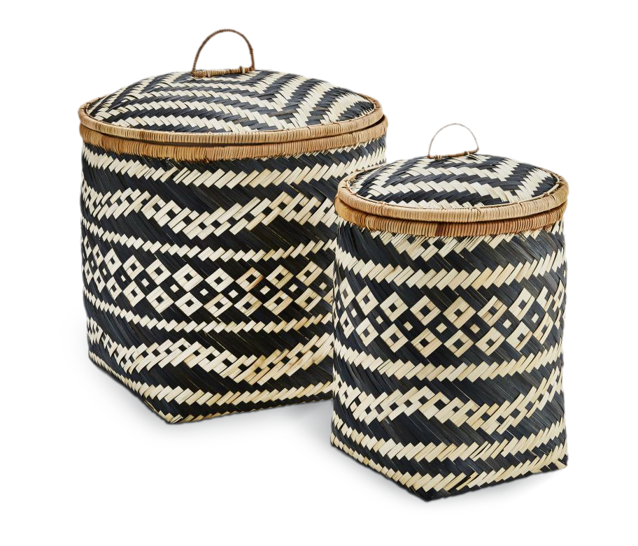 Bamboo basket box