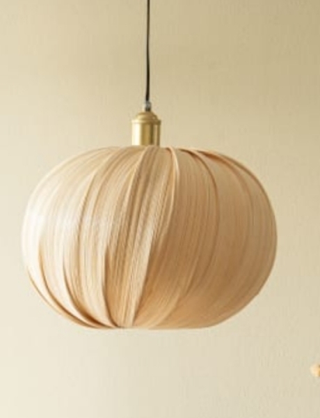 Bamboo light fixture