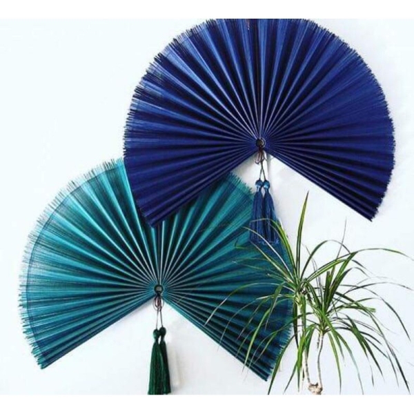 Bamboo fan decor