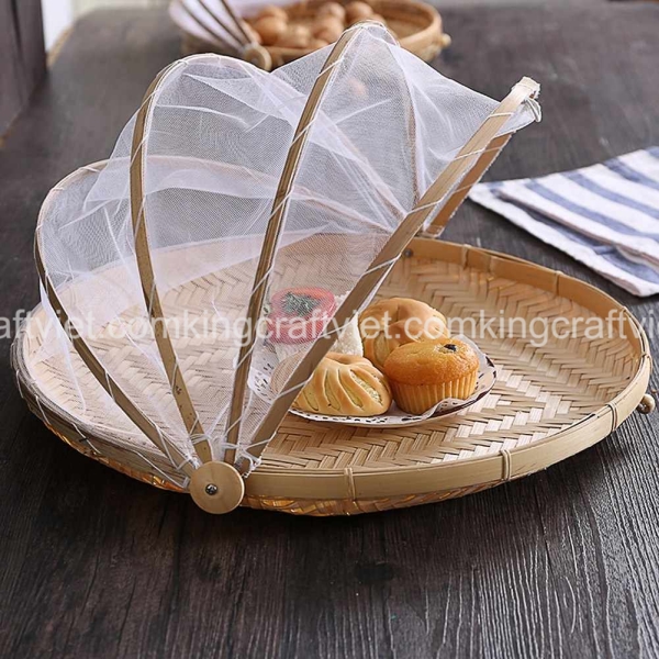 Bamboo food cover