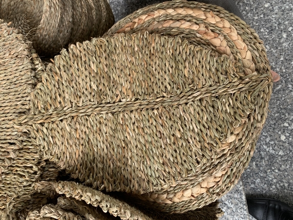 Leaf seagrass mat
